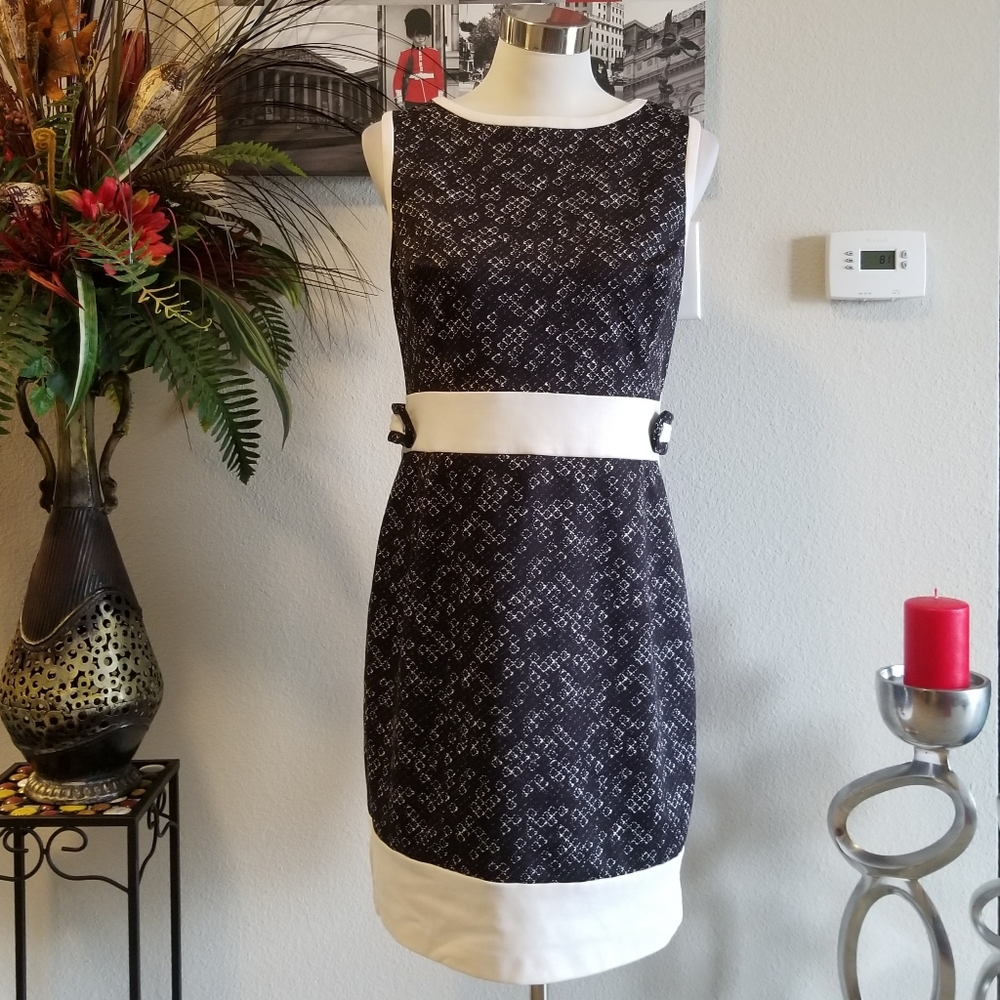 Dressbarn black & white dress Size 10